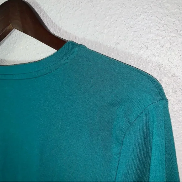 Great Northwest green Long-sleeve Cotton T-shirt Sz L stretch loungewear cozy - Picture 9 of 12